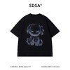 SDSA男装2026新款高贵轻奢美式潮牌玩偶印花圆领短袖T恤宽松百搭 商品缩略图0