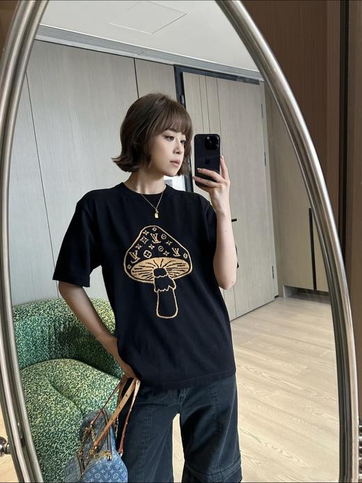 驴家 25ss蘑菇提花字母针织短袖 男女同款（DY） 商品图5