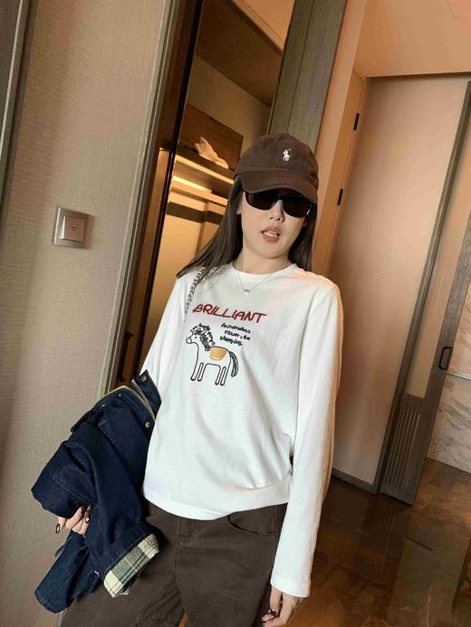 「快乐小马」治愈系白T！100%韩国长绒棉 商品图6