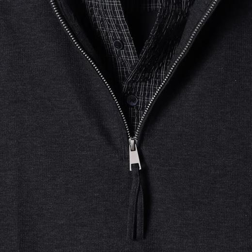 26602SDSA男装2026新款高贵轻奢韩系拼接半拉链立领短袖T恤百搭上衣潮 商品图4