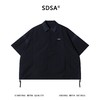 SDSA男装2026新款高贵轻奢原创设计扎染刺绣字母短袖衬衫百搭舒适 商品缩略图0