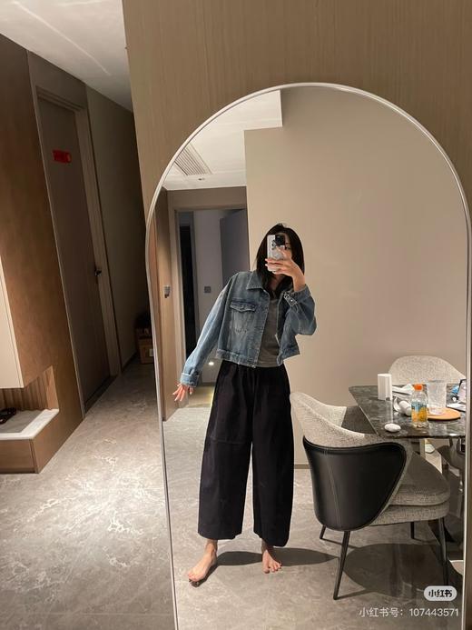 C*S春款8色松紧腰桶形休闲裤 商品图11