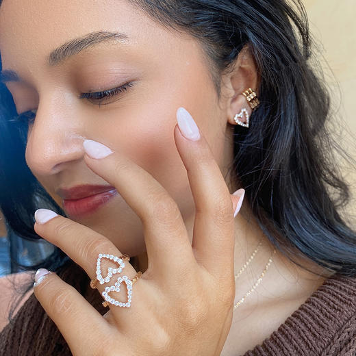 LHWINDSO 温莎珠宝 Heart of Light心影系列项链/耳环/戒指 商品图5