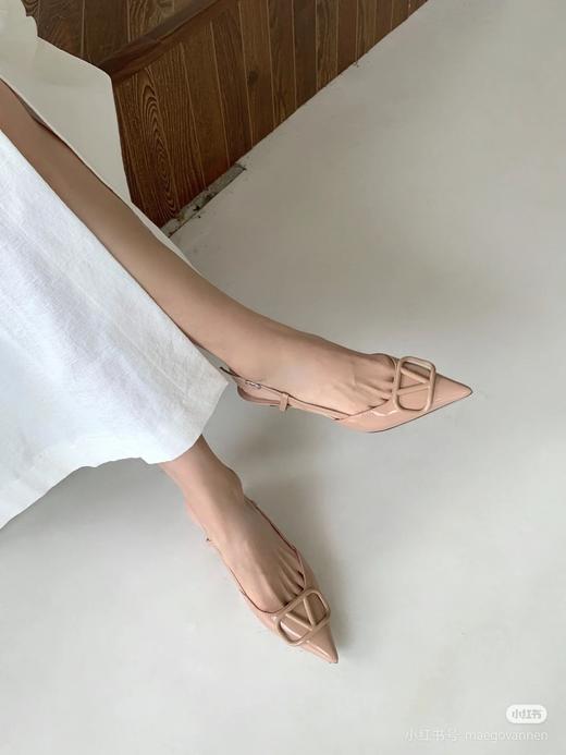 女款VLogo Signature漆皮高跟鞋zh023 商品图4