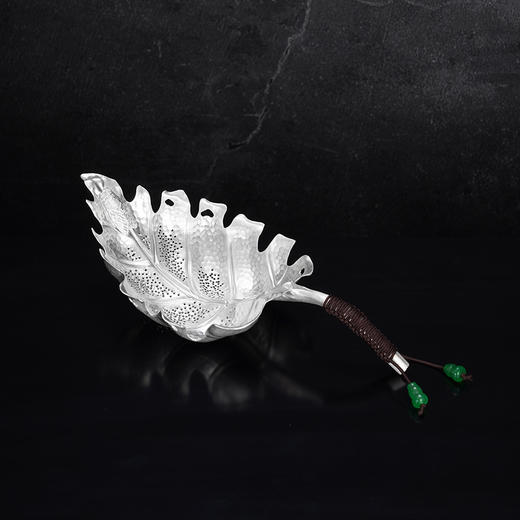 子佩集【一叶禅心】银S999摆件【FECLIO001】茶具茶漏2601 商品图0