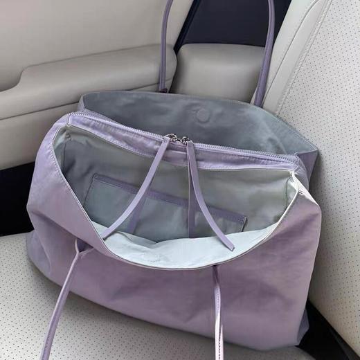 【2026春夏新款小众撞色轻便出行】尼龙托特包多隔层大容量单肩包包女 商品图3