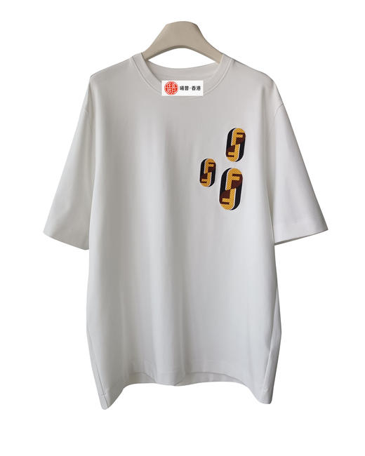 中性款纯棉刺绣短袖T恤ba011 商品图0