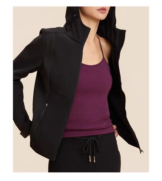 户外山系防风防水修身微磨毛软壳冲锋外套 商品图12