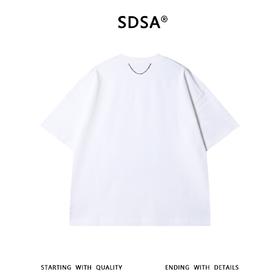 SDSA男装2026新款高贵轻奢美式潮牌玩偶印花圆领短袖T恤宽松百搭