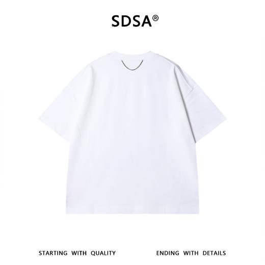 SDSA男装2026新款高贵轻奢美式潮牌玩偶印花圆领短袖T恤宽松百搭 商品图0