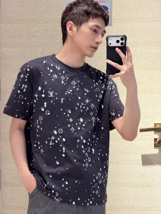 驴家 25ss水滴印花烫钻短袖T恤 男女同款（DY） 商品图3