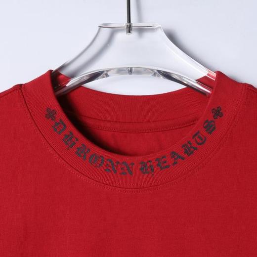 88250SDSA男装2026新款高贵轻奢美式潮牌领口字母印花圆领短袖T恤百搭 商品图1