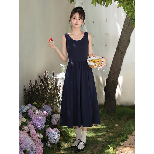 鹿向南「塞纳夏柠」小个子斜领条纹T恤女夏褶皱收腰显瘦短款上衣 商品图4