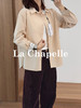 专柜实拍【极简通勤！】拉夏贝尔/La Chapelle翻领衣领内里腰果花小众拼接设计纯棉衬衣百搭时髦上衣 商品缩略图2