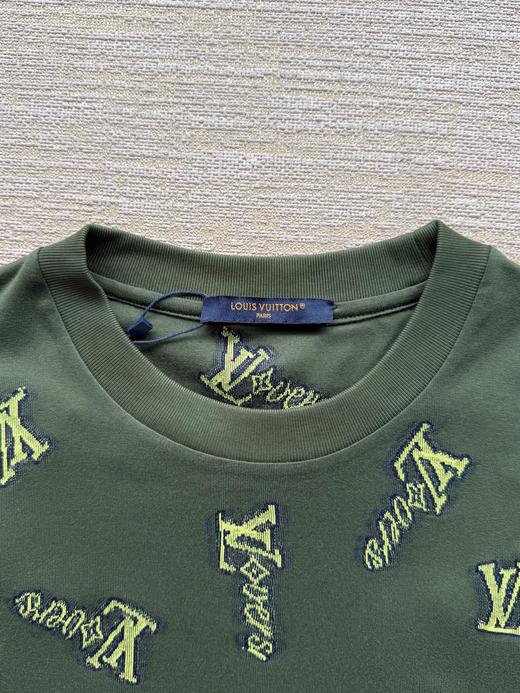 驴家 25ss提花剪花字母短袖T恤 男女同款 （DY） 商品图7