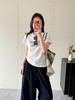 复古松弛感｜竹节棉印花字母圆领休闲短袖T恤 商品缩略图6