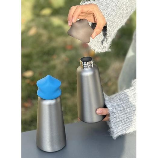【2026新款不锈钢保温杯500ml】创意星星学生儿童便携户外运动水杯 商品图2