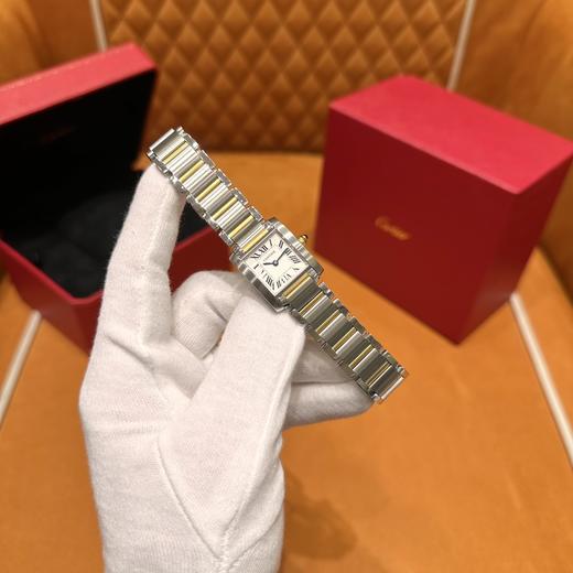 卡地亚 法国坦克系列W51007Q4瑞士石英机芯腕表 尺寸：25X20mm 商品图0
