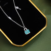 子佩集【灵魂契合】银S925套链【PYT5037-XF】项链培育宝石帕拉伊巴蓝碧玺2601 商品缩略图1