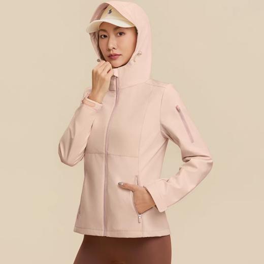 户外山系防风防水修身微磨毛软壳冲锋外套 商品图9