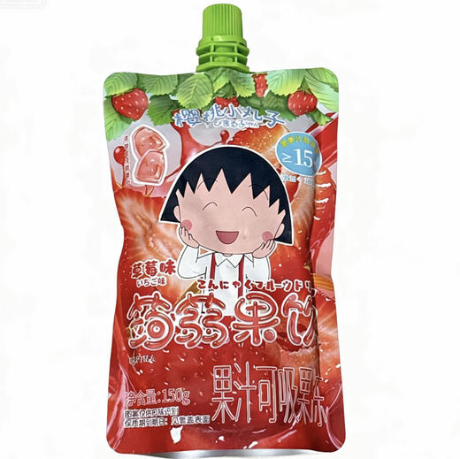 B156樱桃小丸子蒟蒻果饮150g草莓味 商品图0