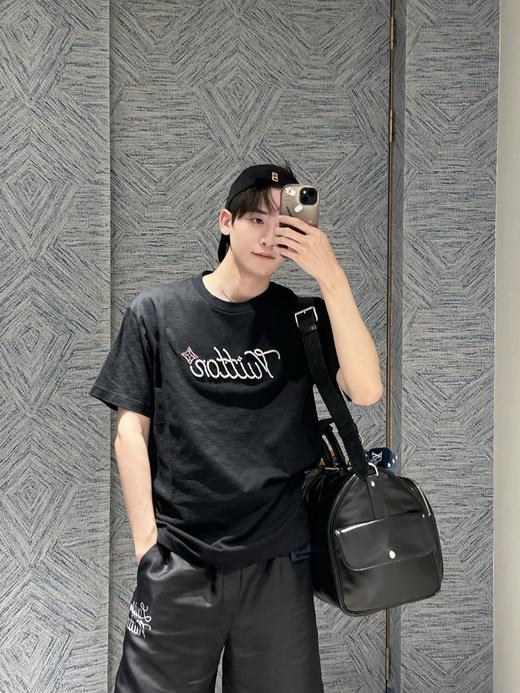 驴家 25ss字母标识金属钻珠链绣短袖T恤 男女同款 （DY） 商品图13