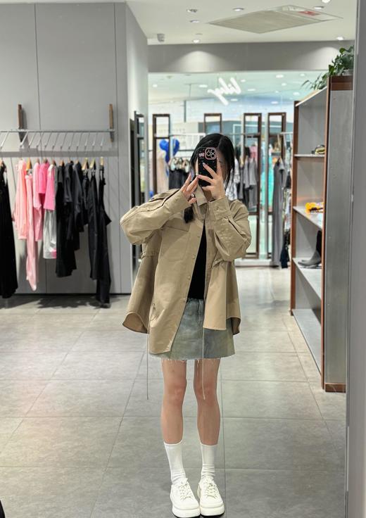 J*BY秀场设计感抽绳廓形率性衬衫 商品图13