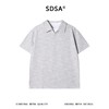 SDSA男装2026新款轻奢潮牌扎染拼接翻领假两件短袖T恤百搭宽松潮 商品缩略图0