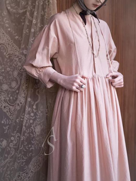 Toogood 灰粉色丝棉厨娘连衣裙 商品图1