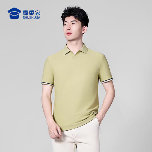 【7A抑菌老钱风海鸥领polo衫】高弹防晒翻领短袖T恤通勤凉感休闲半袖POLO衫LT601 商品图8