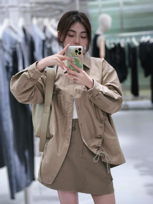 J*BY秀场设计感抽绳廓形率性衬衫 商品图12