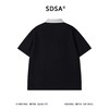 SDSA男装2026新款高贵轻奢潮牌肌理感撞色polo领短袖T恤百搭上衣 商品缩略图4