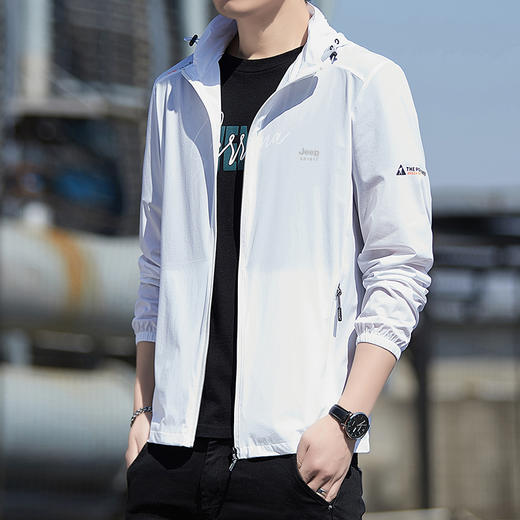【专属】JEEP SPIRIT 【凉感防晒衣】皮肤衣轻薄外套 户外防紫外线跑步防晒服 商品图12