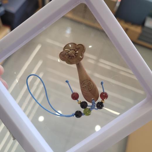 泰山非遗桃木钥匙扣手机链挂件招财平安福禄挂饰送朋友礼物旅游纪念品送朋友生日礼物 商品图9