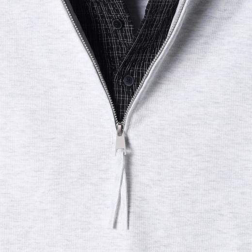 26602SDSA男装2026新款高贵轻奢韩系拼接半拉链立领短袖T恤百搭上衣潮 商品图3