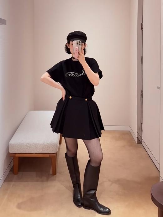 驴家 25ss字母标识珠饰刺绣短袖T恤 男女同款（DY） 商品图2