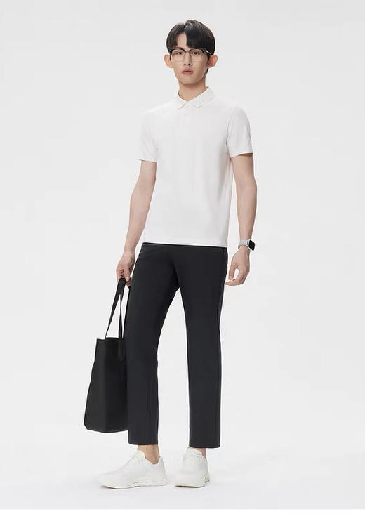 322-2 两棵树 男士商务休闲 热压长裤 多功能休闲裤 轻盈透气防水弹力 老朱穿L 商品图3