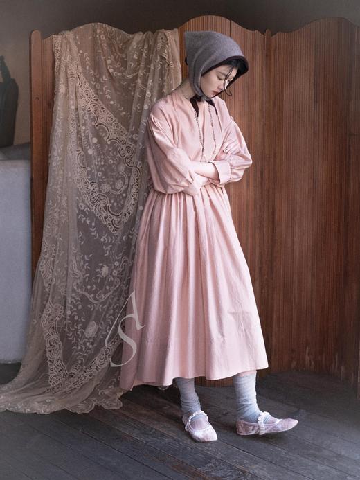 Toogood 灰粉色丝棉厨娘连衣裙 商品图2