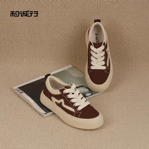 和诚行2026春季新款时尚潮流个性舒适百搭厚底男式休闲鞋0930278 商品图1