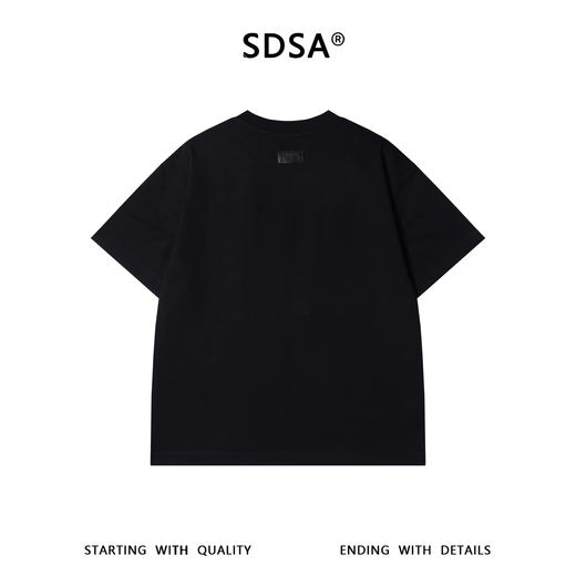 SDSA男装2026新款高贵轻奢韩系潮牌领口铆钉设计短袖T恤百搭宽松 商品图4