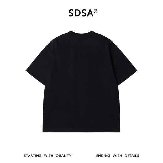 SDSA男装2026新款高贵轻奢美式潮牌印花刺绣字母圆领短袖T恤百搭 商品图4