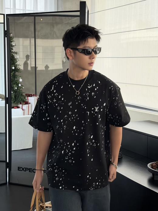 驴家 25ss水滴印花烫钻短袖T恤 男女同款（DY） 商品图0