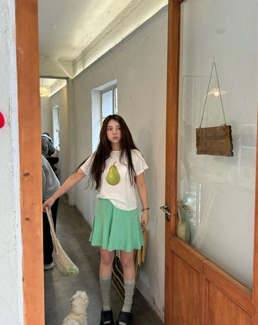 韩国fle*ta一颗梨子🍐麻感T！热巴同款！ 商品图10