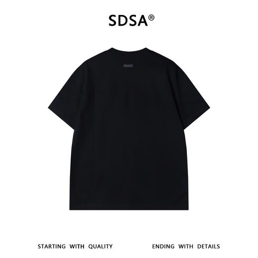 88195SDSA男装2026新款高贵轻奢美式简约字母印花圆领短袖T恤宽松休闲 商品图4