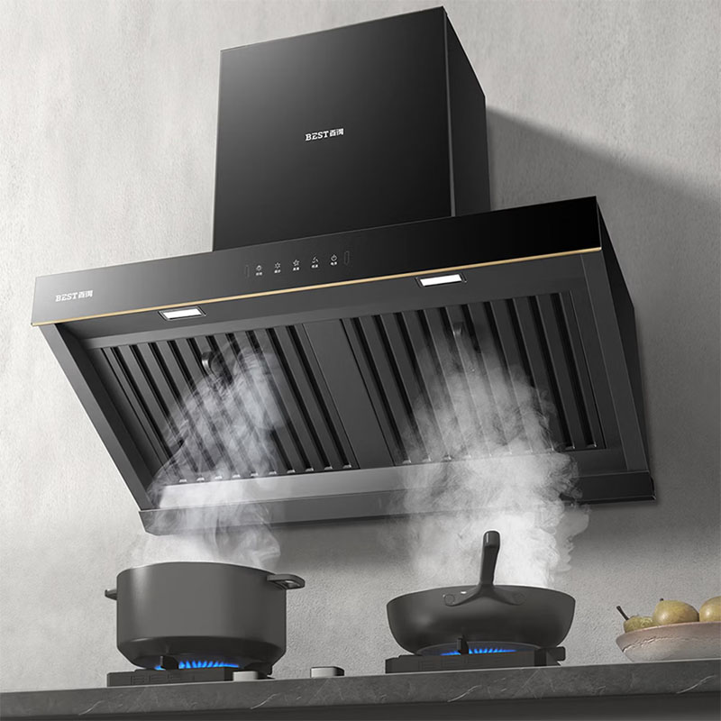 得（BEST）华帝股份  侧吸式烟机 油烟分离 三层油网 20立方大吸力 手势控制 一级能效  CXW-240-JDC22