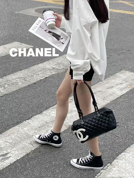 香奈儿 经典万年款中古康鹏大号枕头包 商品图7