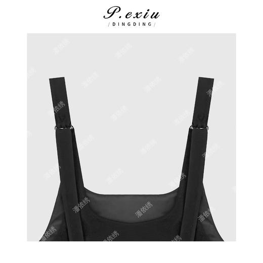 03-4潘依绣丁丁宠粉慵懒松弛拼接设计极简连体裙Q41563 商品图2