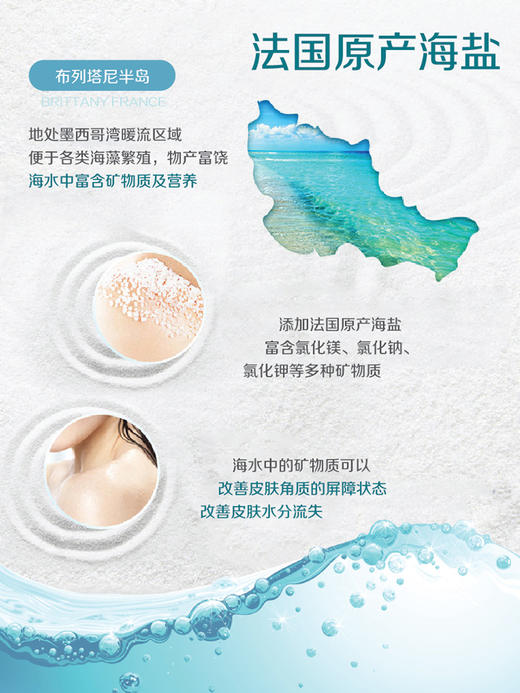 水之密语沐浴海盐嘭润保湿600ML 商品图3