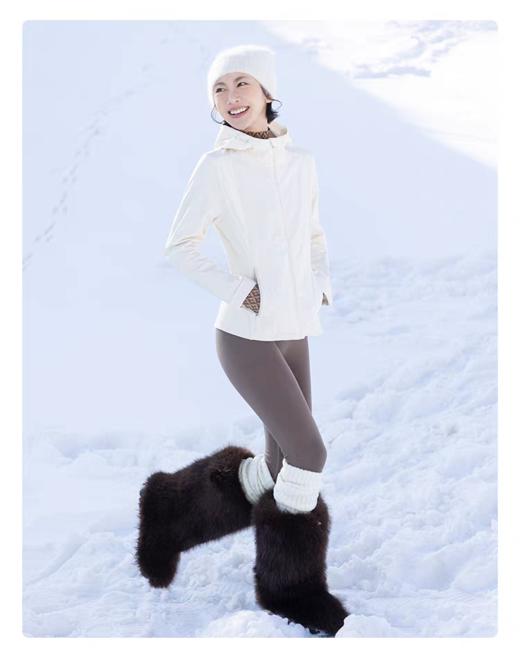 户外山系防风防水修身微磨毛软壳冲锋外套 商品图5