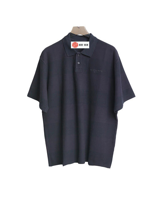 男款珠地条纹短袖POLO衫he002 商品图0